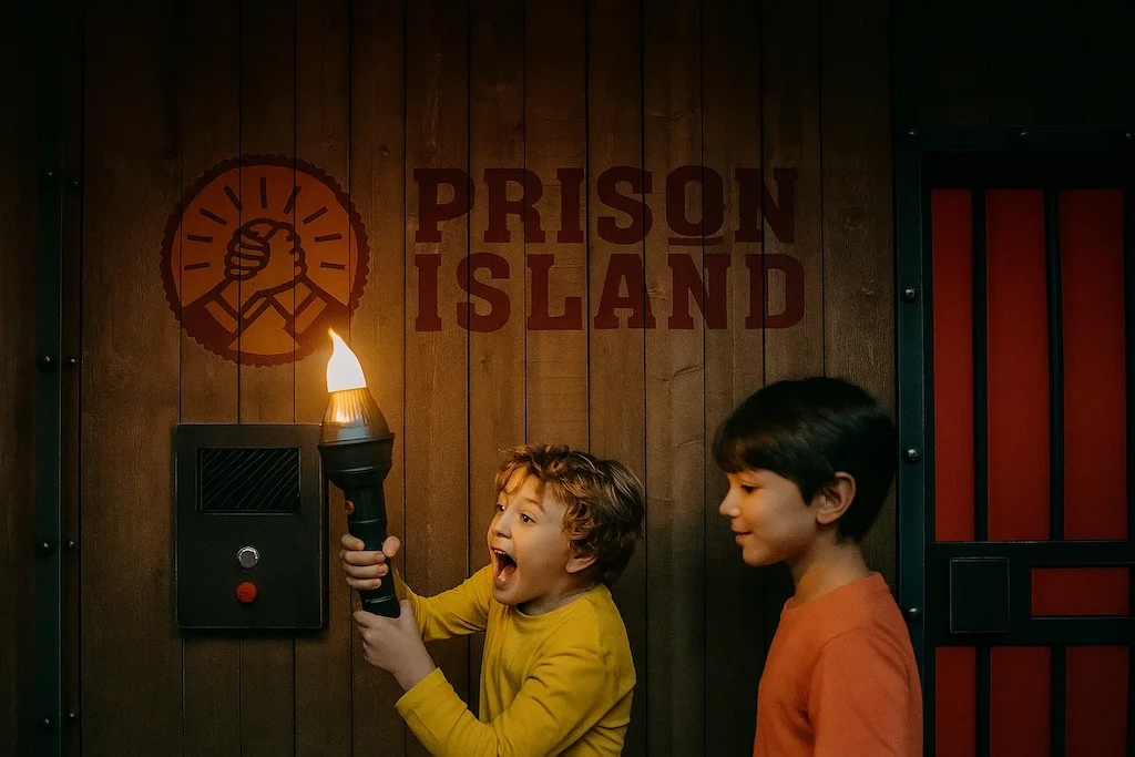 juegos de pistas para niños en prison island