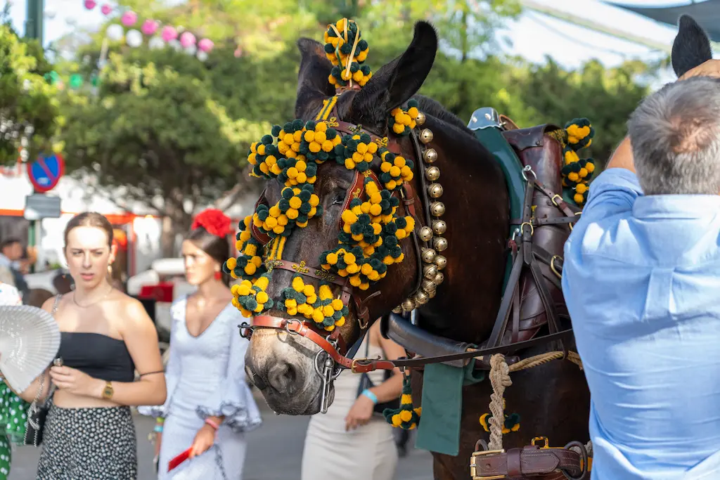 feria de Málaga en Agosto